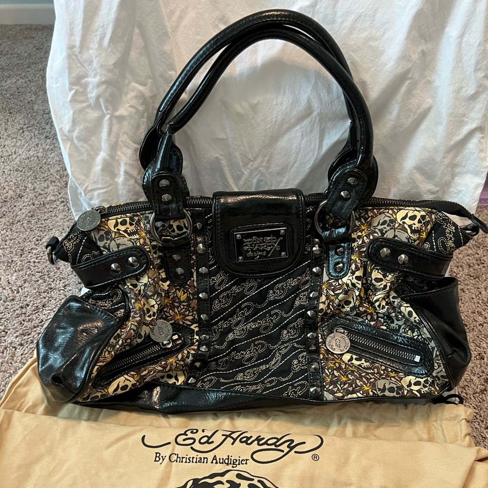 Vintage ed hardy shoulder bag